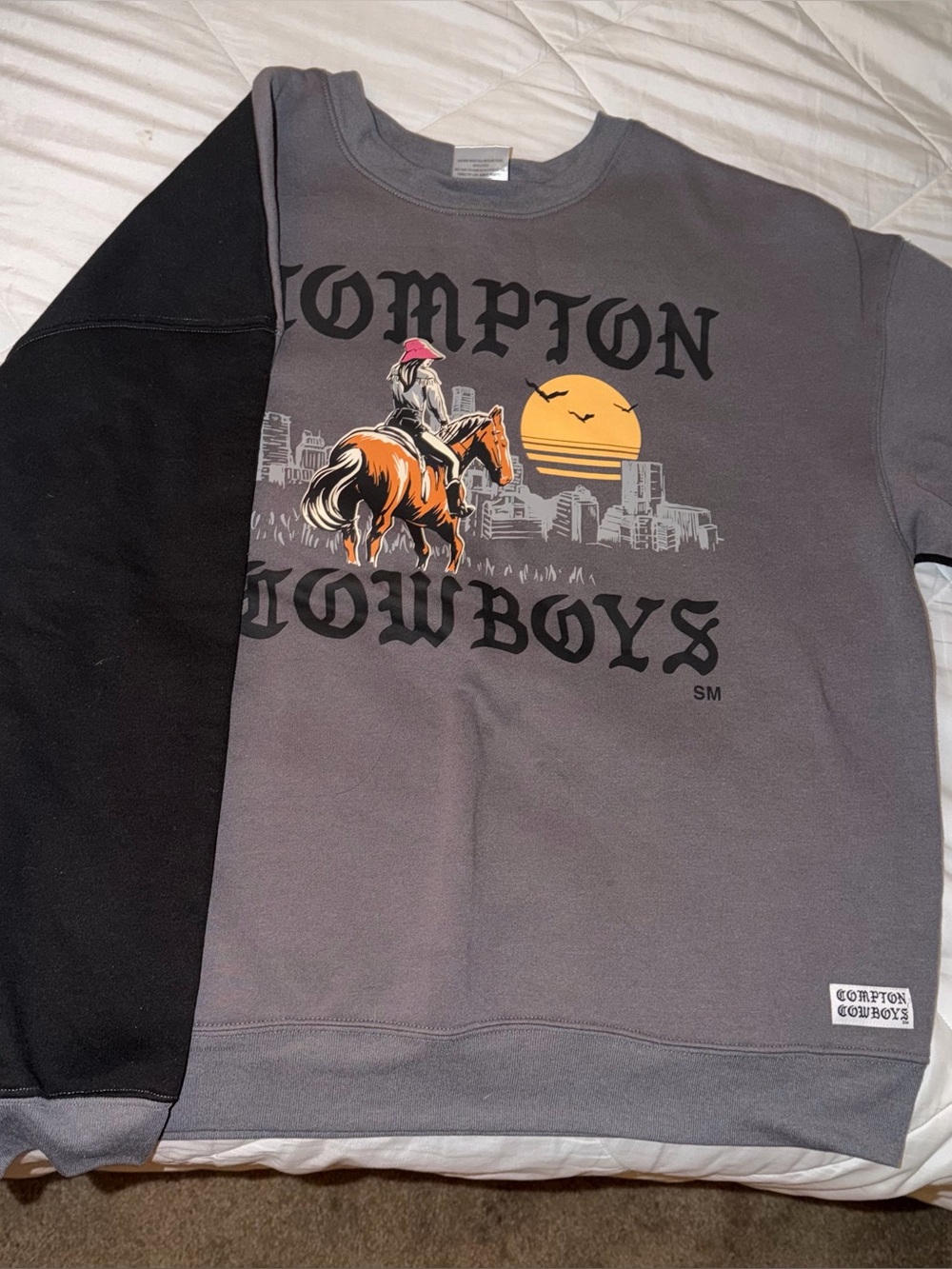 Compton Cowboys Graphic Crewneck Sweatshirt